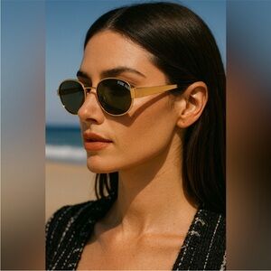 Steve Madden Gold-Toned Sunglasses